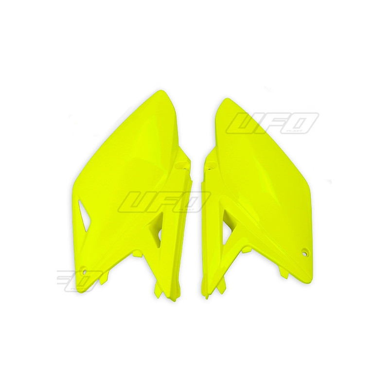 Plaques Latérales Ufo Jaune Fluo Suzuki Rm-Z250