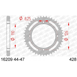 Couronne AFAM 44 dents type...