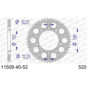 Couronne AFAM 45 dents type...