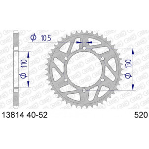 Couronne AFAM 41 dents type...