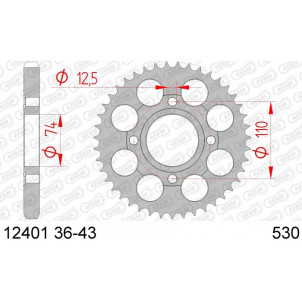 Couronne AFAM 43 dents type...