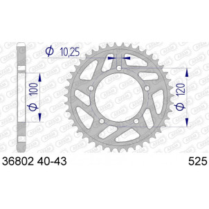 Couronne AFAM 42 dents type...