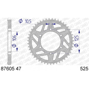 Couronne AFAM 47 dents type...