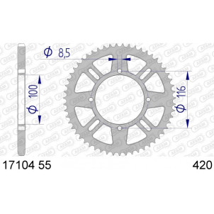 Couronne AFAM 52 dents type...