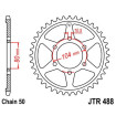 Couronne acier 45 dents JT Sprockets type 488 chaîne 530 ZXR750 1991-92