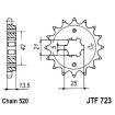 Pignon acier 14 dents JT Sprockets chaîne 520 cagiva 350 Elefant Paris Dakar