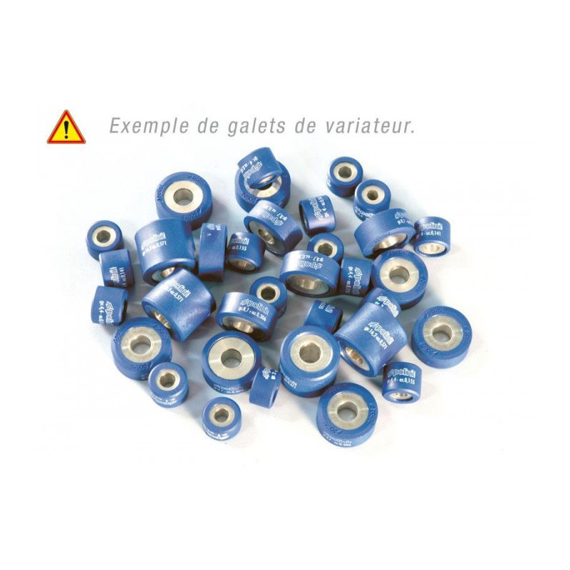 Jeu De 6 Galets Polini 20X12Mm, 10,1G