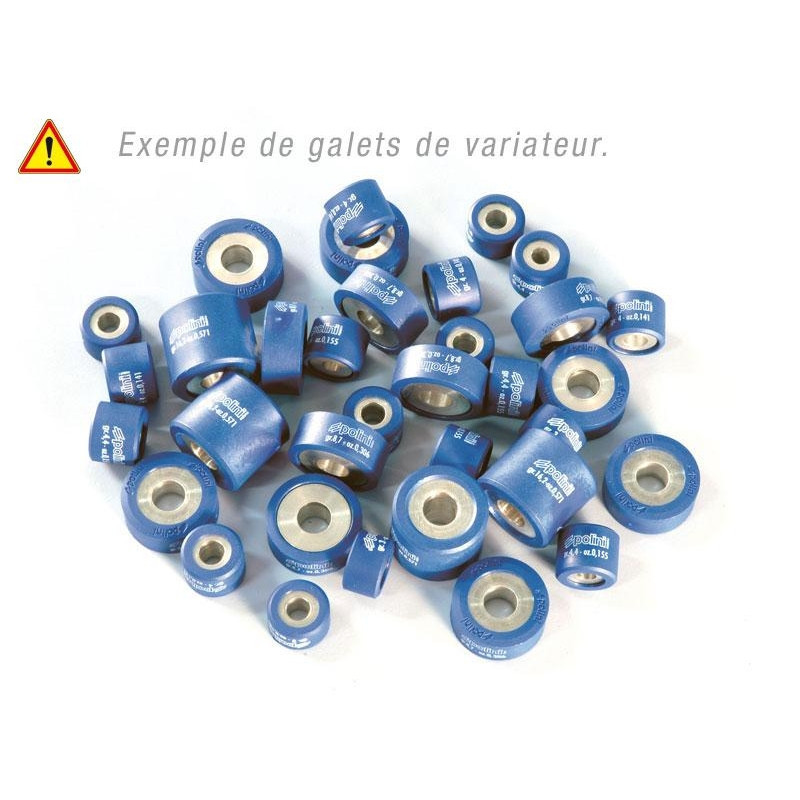 Jeu De 9 Galets Polini 20X12Mm, 6,5G