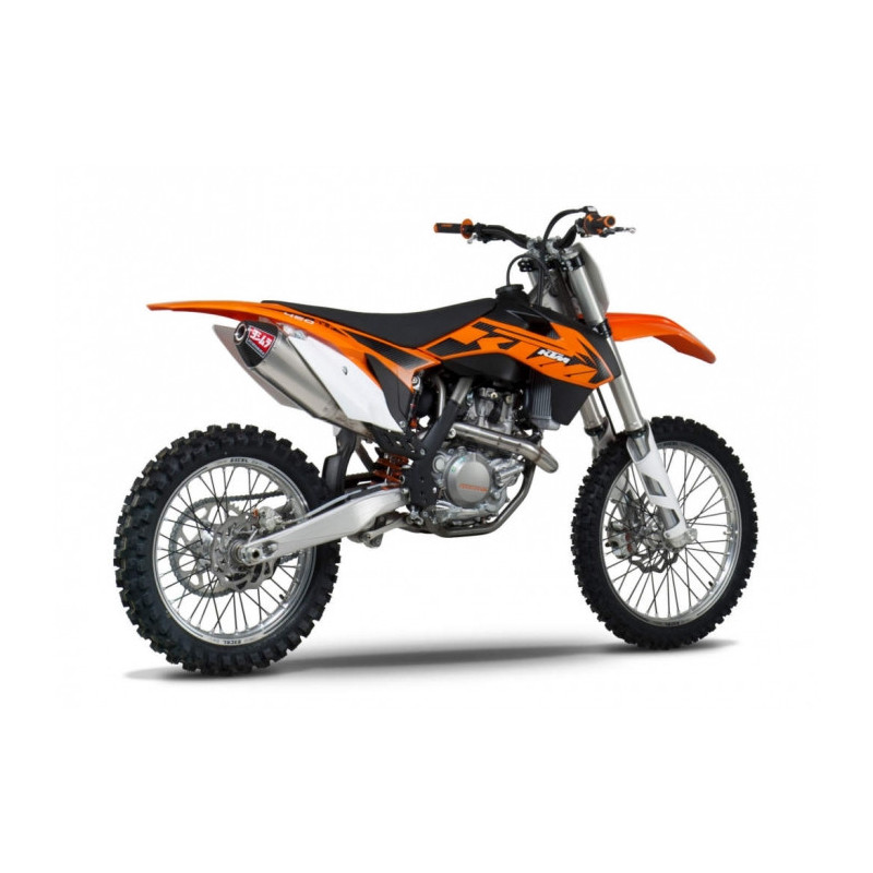 LIGNE COMPLETE YOSHIMURA USA RS4 INOX/SILENCIEUX ALU KTM SX-F450