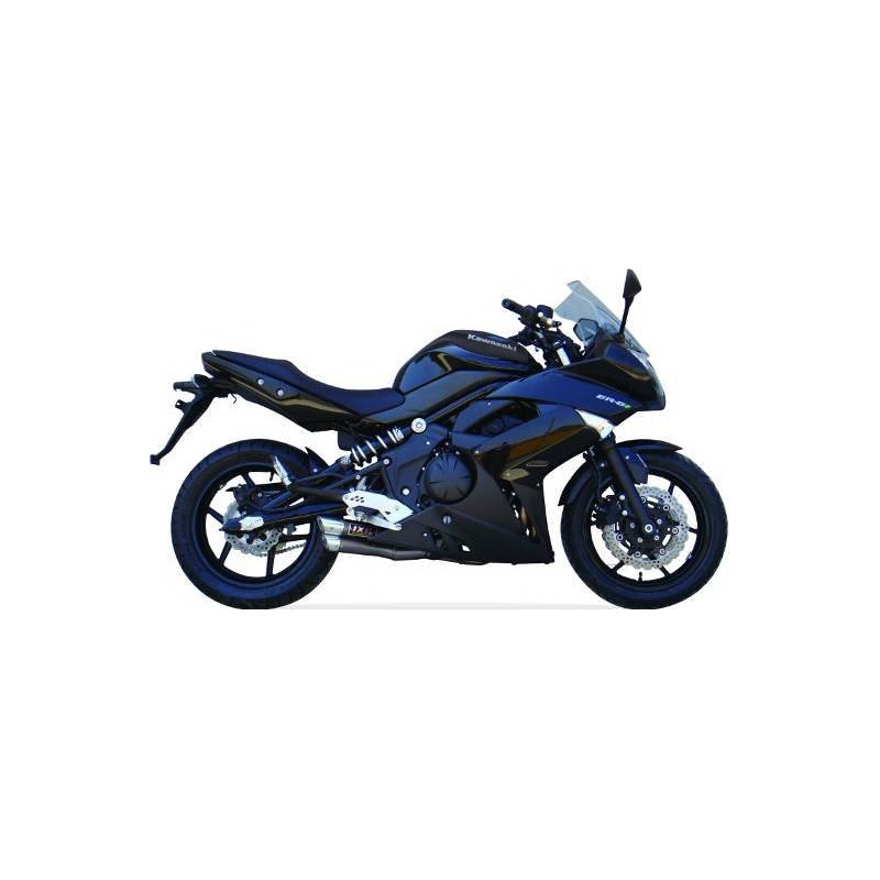 Echappement Ixil Hyperlow Noir Double Sortie ER 6 F, 06-11, ER 6 N, 05-11, Versys 650, 06-14