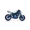 Echappement Ixil Hyperlow Noir Double Sortie Kawasaki Z 650, 17-