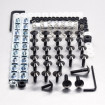 Kit Visserie Carénage en Inox 316 noir DLCSuzuki GSXR1100 93-96 39 Pièces