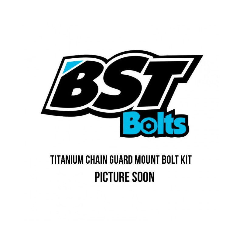 Kit Visserie Titane Protection de Chaîne + Garde Boue