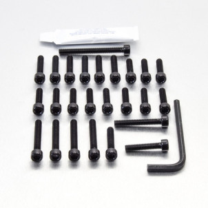 Kit visserie moteur Kawasaki EN 500, visserie aluminium, probolt EKA095