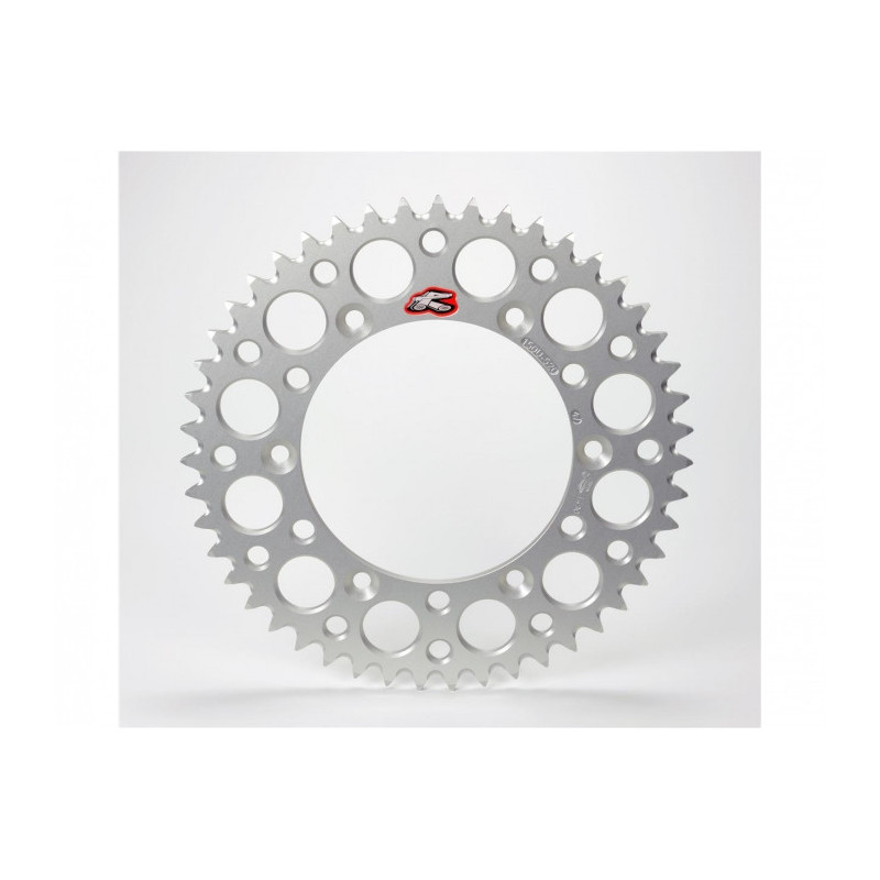 Couronne RENTHAL Ultralight 47 dents argent Suzuki