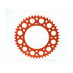 Couronne RENTHAL Ultralight 51 dents alu orange KTM