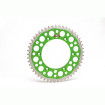 Couronne RENTHAL Ultralight 48 dents alu Vert