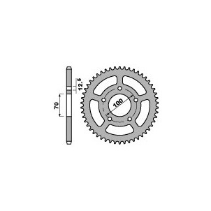 Couronne Alu Pbr 45 Dents...