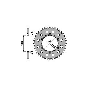 Couronne Acier Pbr 42 Dents...