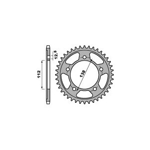 Couronne Acier Pbr 43 Dents...