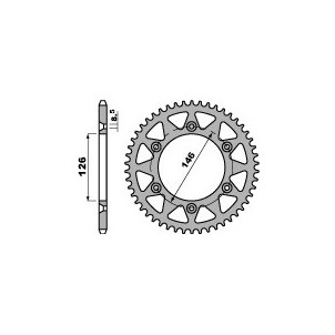 Couronne Alu Pbr 49 Dents...