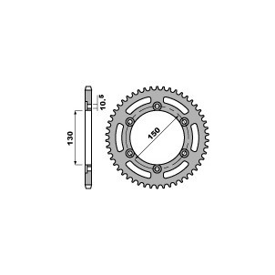 Couronne Acier Pbr 38 Dents...