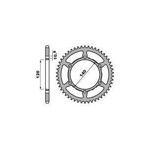 Couronne Acier Pbr 44 Dents...