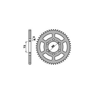 Couronne Acier Pbr 42 Dents...