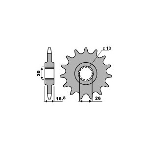 Pignon 16 Dents Pbr Chaîne 530