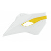 Ouïes De Radiateur Racetech Couleur Origine Blanc/Jaune Husqvarna