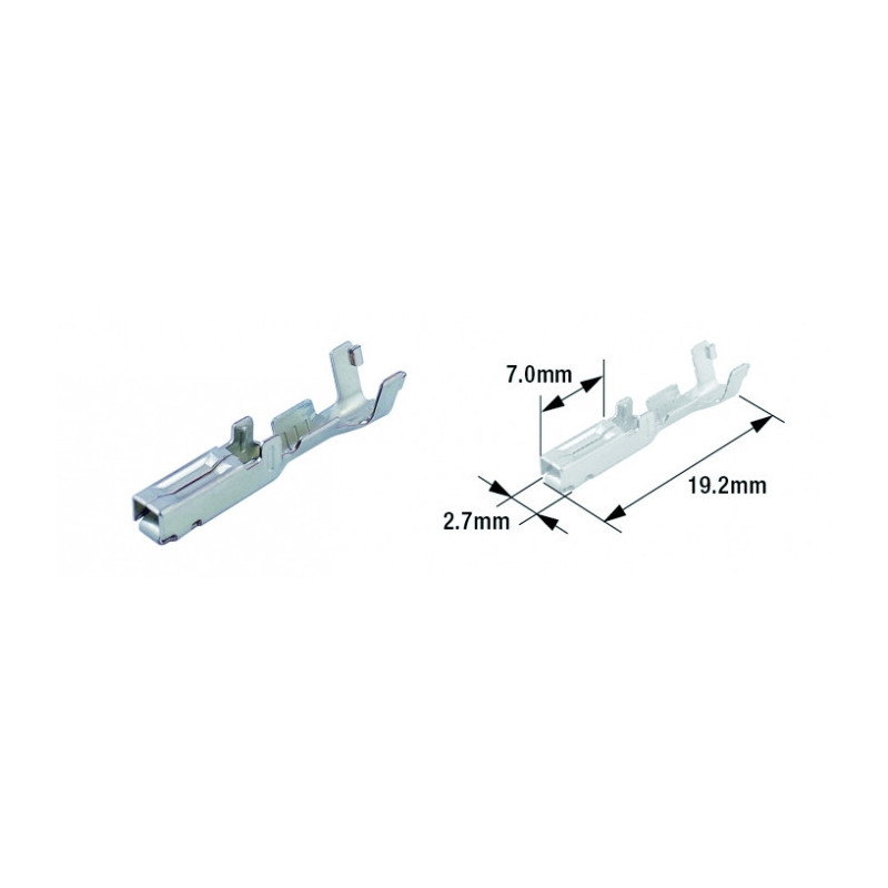 Cosse Femelle Électrique Tourmax Type 070 Fry