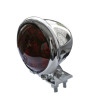 Feu Arrière Moto Shin Yo BATES STYLE Chrome / Rouge