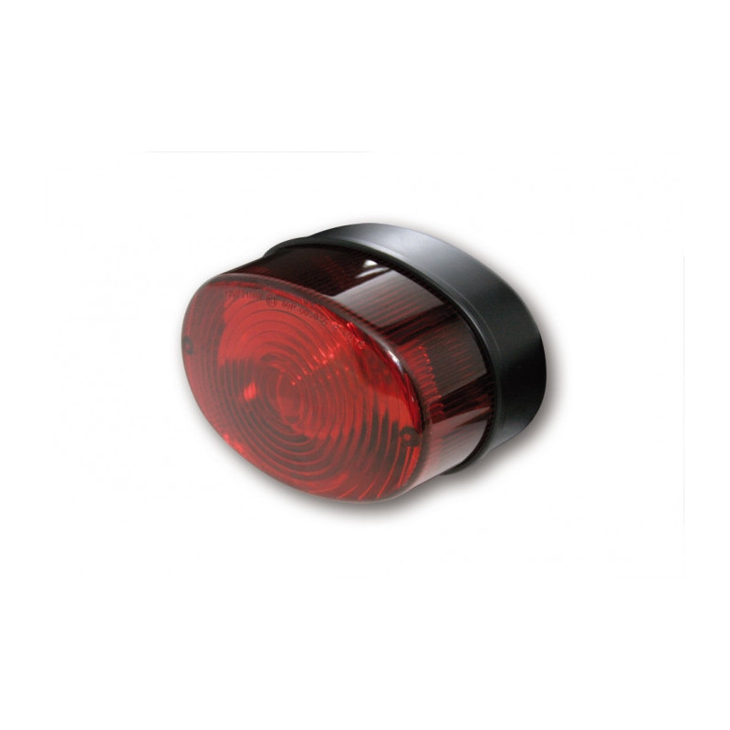 Feu Arrière Moto LED SHIN YO OVAL Rouge