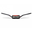 Guidon Cross SCAR O² Villopoto/Stewart Bas 28 mm Noir Sans Revêtements + Mousse Noire