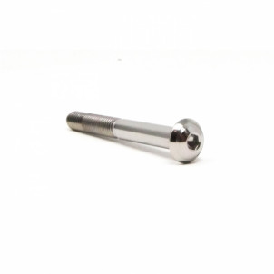 Vis Titane Tête Bombée BT M5 x (0.8mm) x 45mm  - T545BT -  Visserie Titane VTT / Moto / Auto / Naval