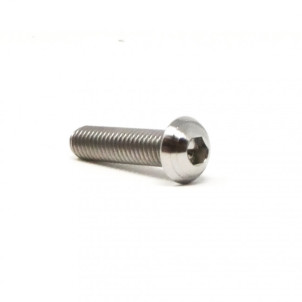 Vis Titane Tête Bombée BT M6 x (1.00mm) x 25mm  - T625BT -  Visserie Titane VTT / Moto / Auto / Nava