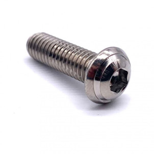 Vis Titane Tête Bombée BT M6 x (1.00mm) x 20mm  - T620BT -  Visserie Titane VTT / Moto / Auto / Nava