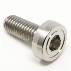 Vis Titane Tête BTR Conique Compacte M8 x (1.25mm) x 25mm  - T825BT-C -  Visserie Titane VTT / Moto