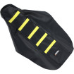 Housse de Selle Moto Adherente Noir et Jaune Suzuki RM 85 Small/ L Big Wheel 02-18