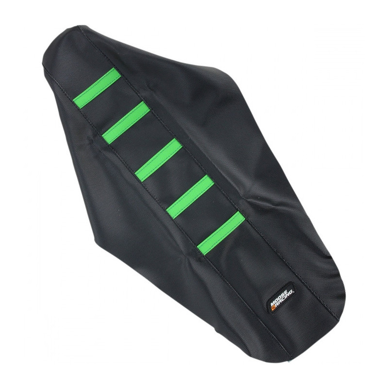 Housse de Selle Moto Adherente Noir et Vert pour Kawasaki KX 250/450 F 06-08