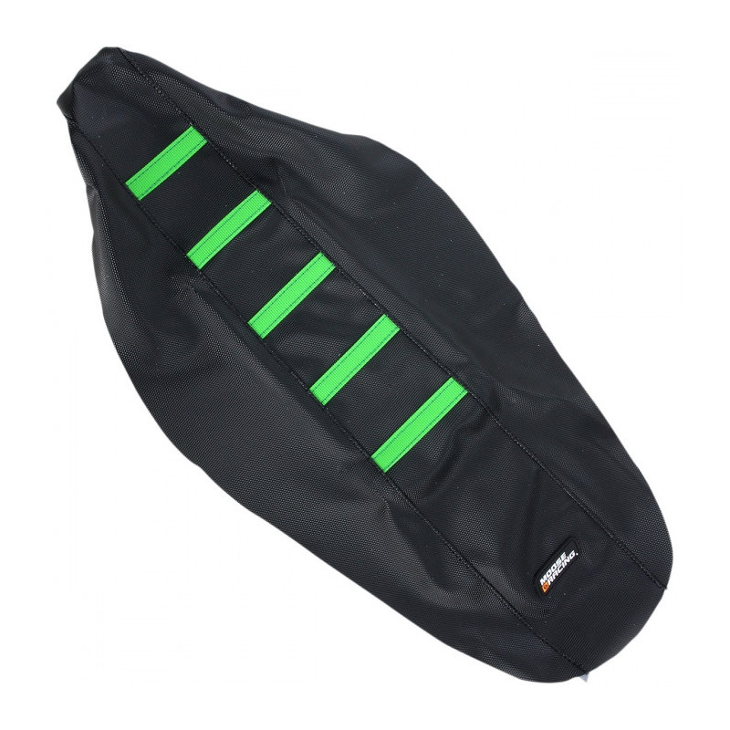 Housse de Selle Moto Adherente Noir et Vert pour Kawasaki KX 250/450 F 12-16