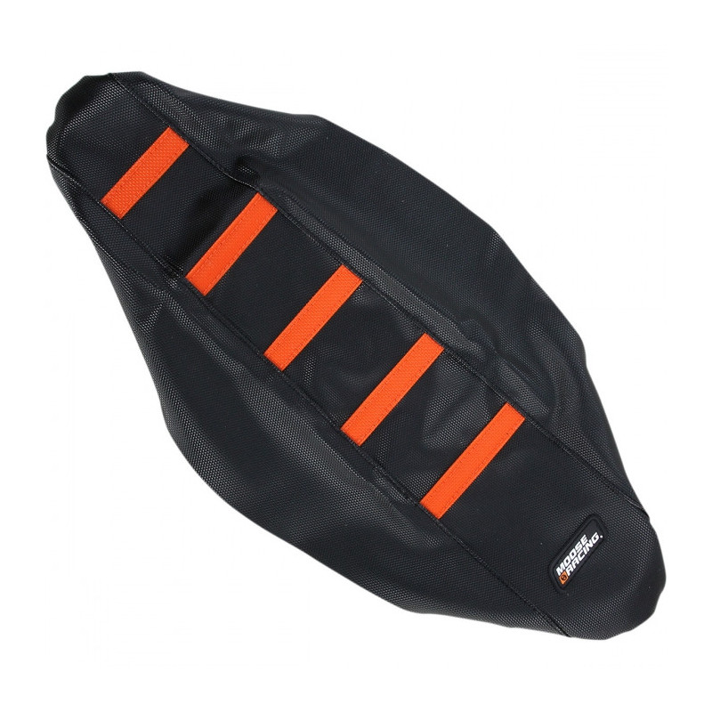 Housse de Selle Moto Adherente Noir et Orange pour KTM SX 85 13-17