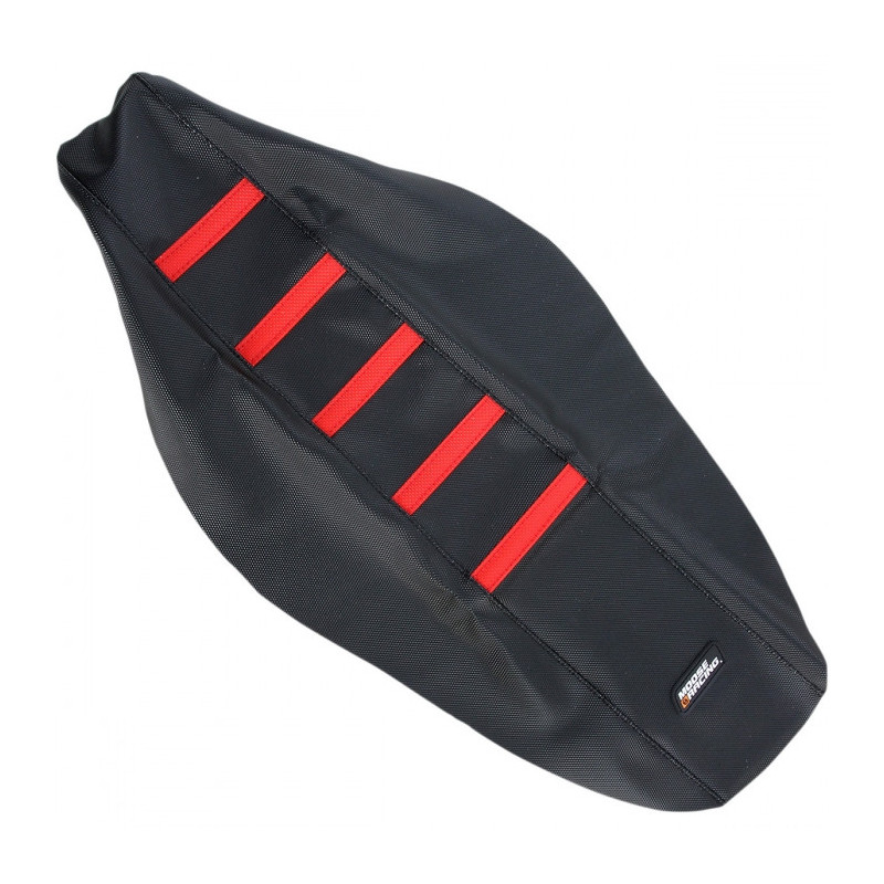 Housse de Selle Moto Adherente Noir et Rouge pour Honda CRF 250/450 R 09-13