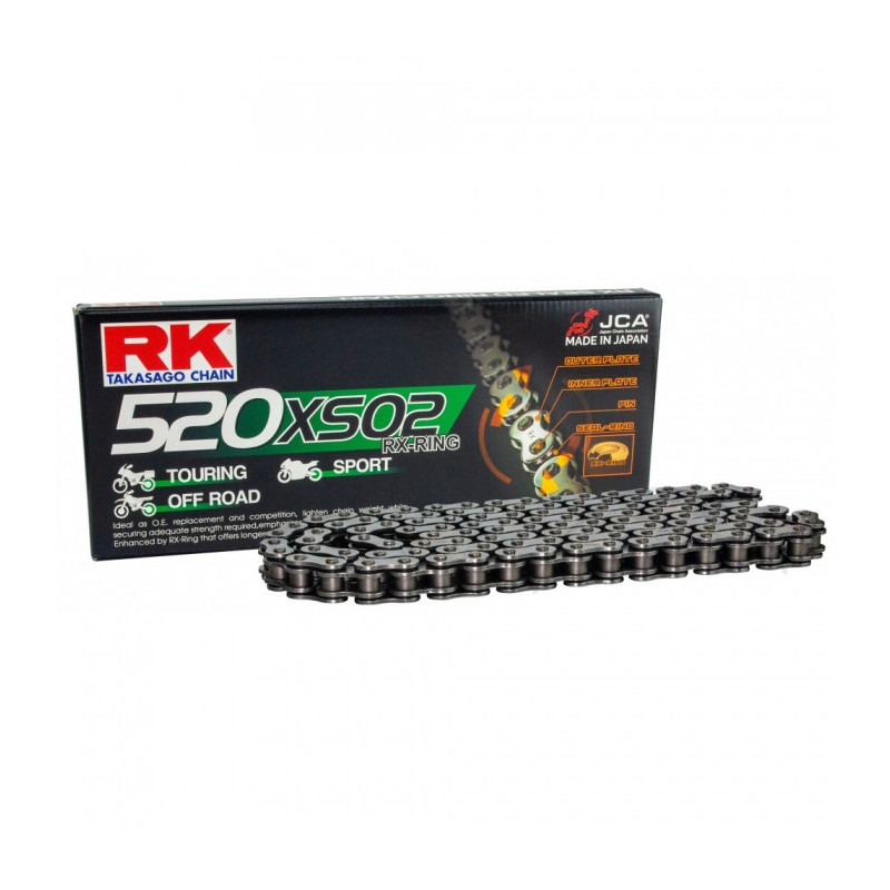 Chaine RK 520 XSO2 104 Maillons Acier Maillon à Riveter