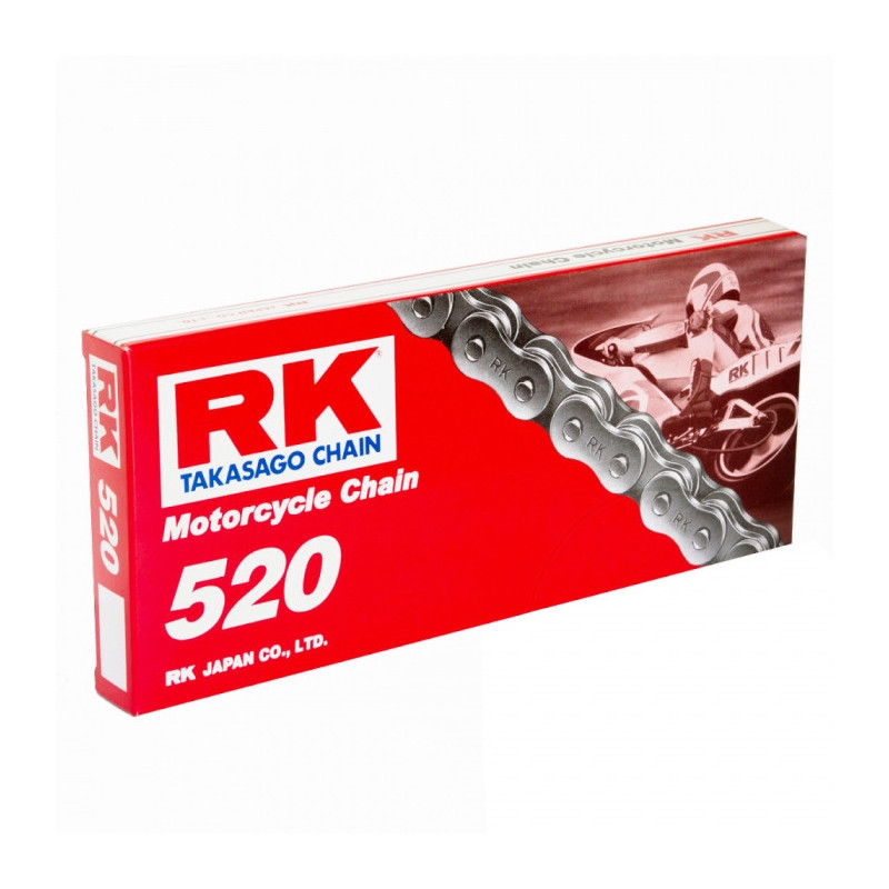 Chaine RK 520 Standard 104 Maillons Acier Maillon à Clipser