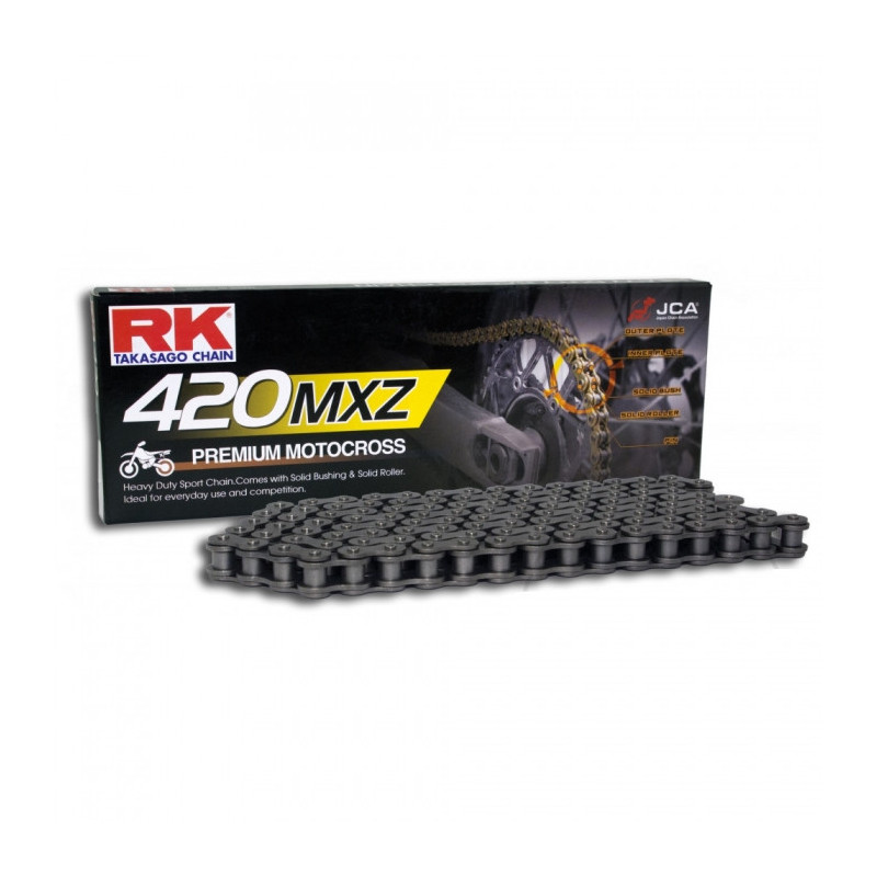 Chaine RK 420 MXZ 84 Maillons Acier Maillon à Clipser