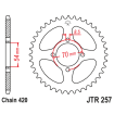 Couronne Moto Acier JT 41 Dents PAS 420 - JTR257.41