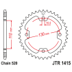 Couronne Moto Acier JT 40 Dents PAS 520 - JTR1415.40