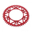 Couronne Moto Aluminium JT 46 Dents PAS 520 Rouge - JTA210.46RED