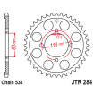 Couronne Moto Acier JT 37 Dents PAS 530 - JTR284.37